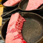 お肉一枚売りの焼肉店 焼肉とどろき - 黒毛和牛リブマキステーキ.黒毛和牛ロースステーキ.厚切りハラミステーキ