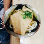 讃岐うどん がもう - かけうどん＋お揚げ きつねうどん最高