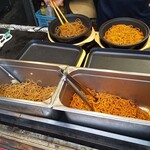 市場直結 柳橋ビアガーデン - 食べ放題の食材