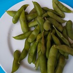 市場直結 柳橋ビアガーデン - 枝豆