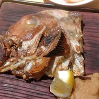 丸新 - 甘ダイカブト焼き                                   ↗写真だと唐揚げっぽく見えませんか。大根おろしでした(^_^;)