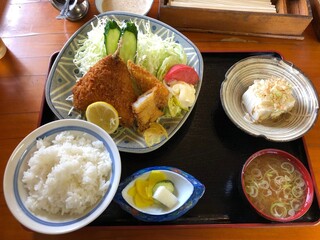 Shishidome Doraibuin - アジフライ定食
