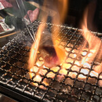 飛び牛出汁焼肉 舌賛 - 飛び牛出汁焼肉 舌賛 GEMS大門店(ぜっさん)(東京都港区芝大門)特製ネギタン塩 1500円