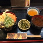 旬菜果 い和志 - とり天丼