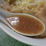 ラーメン二郎 - カエシ強めでした