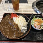 Toukaien - 水木金限定ランチ限定焼肉屋のスタミナカレー850円税込大盛無料