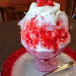 慈げん - プレミアムミルクに生いちご(小盛)