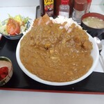 キッチンいさつ  - ロースカツカレー1000円+大盛200円