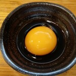 Ichiba Shokudou Ekimaeya - 黄身じょう油（混ぜる前）。