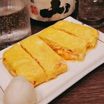 八那里 青物横丁 - 明太チーズ出汁巻き卵