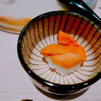 鮨 千陽 - ウニの三杯酢がけ
