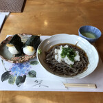 むか井 - 天むすび＋おろしそば