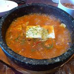 Kafe Jikyuu Jisoku - 塩麹入り石焼きトマトリゾットランチセット。