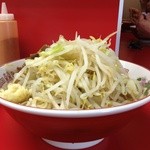 赤ひげラーメン - ラーメン固め野菜多めにんにく少し