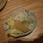 日本橋 天丼 金子半之助 - ２種漬け物取り皿