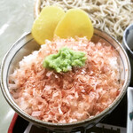 手打ちそば 悠久庵 - わさびご飯