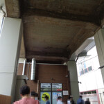 ラーメン二郎 - 雨も太陽もしのげます