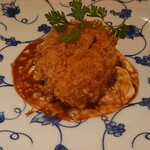 とんかつ マンジェ - カニクリームコロッケ