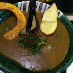 本格手打うどん 大河 - 特製カレーうどん（特特盛）（アップ）