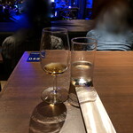 Motion Blue yokohama - マッカランダブルカスク１２年ストレート（半分くらい飲んだ後）、チェイサー（０円）