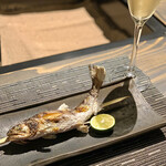 黒川温泉御処 月洸樹 - ヤマメの塩焼きをチョイス