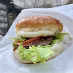 黒川温泉御処 月洸樹 - 帰りに持たせてもらった手作りハンバーガー美味しかったです