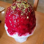 つばめ氷菓店 - ラズベリーにイチゴとピスタチオ(テイクアウト)