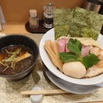 なにわ 麺次郎 - 特製黄金貝つけめん