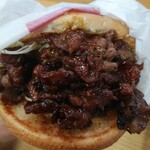 Domudomu hambaga - 超盛り!!幻の!黒毛和牛肉バーガー