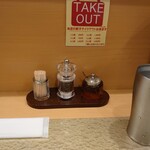 なにわ 麺次郎 - 備付けたち