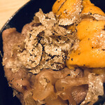 はらまさ - トリュフ、雲丹、牛肉、卵黄*\(^o^)/*