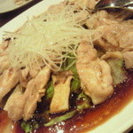 Chaini-Zu Guriru Hao - 若鶏の広東蒸しあつあつ葱ソース