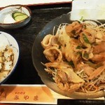 深山 - 120525神奈川　深山　焼肉サラダ麺セット800円