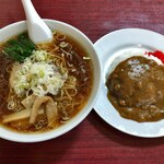 栄屋ミルクホール - ラーメン＆カレーセット