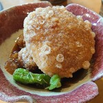 くつきそば 永昌庵 - 栃揚げ