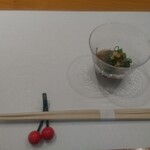 趣肴 あおき - 先付け
生しらす