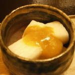 割烹 喜作 - 24年5月　八寸　長芋コノワタ和え