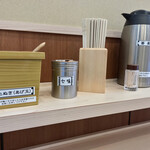 そばの神田 東一屋 - コンディメンツ。