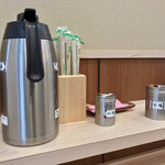 そばの神田 東一屋 - コンディメンツ。