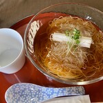 Kyouyuu An - 幻の蕎麦さらしな生一本冷汁山芋添え（850円）