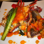 鉄板焼レストラン八景 - 伊勢海老とイサキの鉄板焼