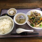 Chuuka Koubou Okagesama - ある日の限定日替わり定食。