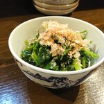 小割烹料理こっぽう - 根三つ葉のおひたし
