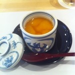 Shokusai Warabi Tei - 新玉ねぎの茶碗蒸し