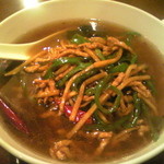 晴々飯店 - 青椒肉絲麺　\700（2012)