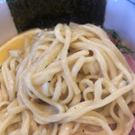 中華そば 四つ葉 東松山臨時店舗 - 平打ち麺