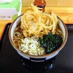 立食いそば 山吹 - かき揚げそば