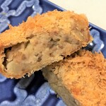 人形町今半 - すき焼きコロッケ（切ったところ）