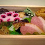 Oryouri Kyoumachi Mantani - ［テイクアウト］天皇の料理番トリビュート弁当２段　アップ　　#コロナウイルスに負けない宣言 #越前テイクアウト