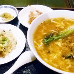 健康中華 青蓮 - トマト酸辣広東麺ランチセット　８５０円